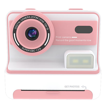 D101 2.4-inch HD Screen Dual Lens Kids Instant Camera Photo Thermal Printer with 32G Memory Card