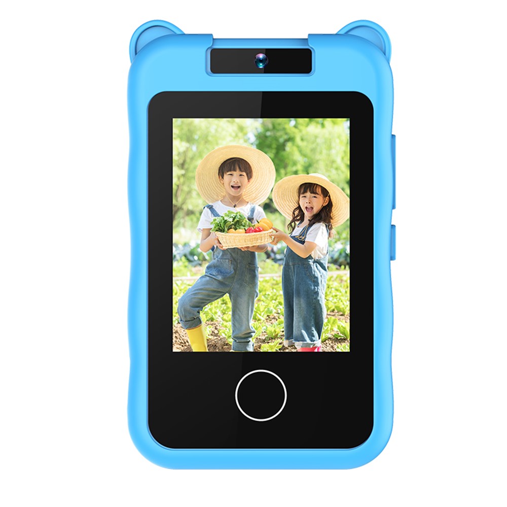 AC100 Cartoon Pattern 2.8-inch Touch Screen Kids Camera Game Music Alarm Clock HD Video Recorder