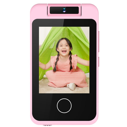 AC100 Solid Color 2.8-inch Touch Screen Kids Camera Game Music Alarm Clock HD Video Recorder