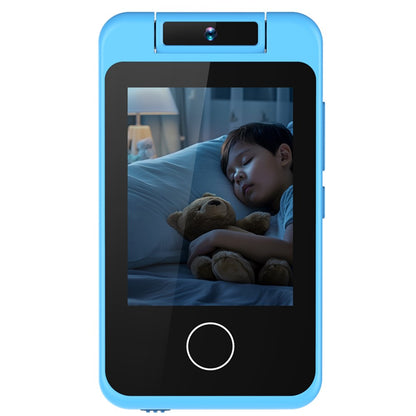 AC100 Solid Color 2.8-inch Touch Screen Kids Camera Game Music Alarm Clock HD Video Recorder