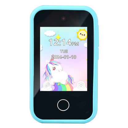 S5 Mobile Shape Kids Camera 2.8-Inch IPS Touch Screen Dual-Camera Camera with 32GB Card + Card Reader