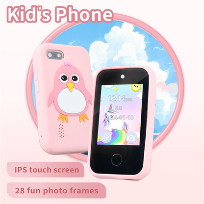 S5 Mobile Shape Kids Camera 2.8-Inch IPS Touch Screen Dual-Camera Camera with 32GB Card + Card Reader