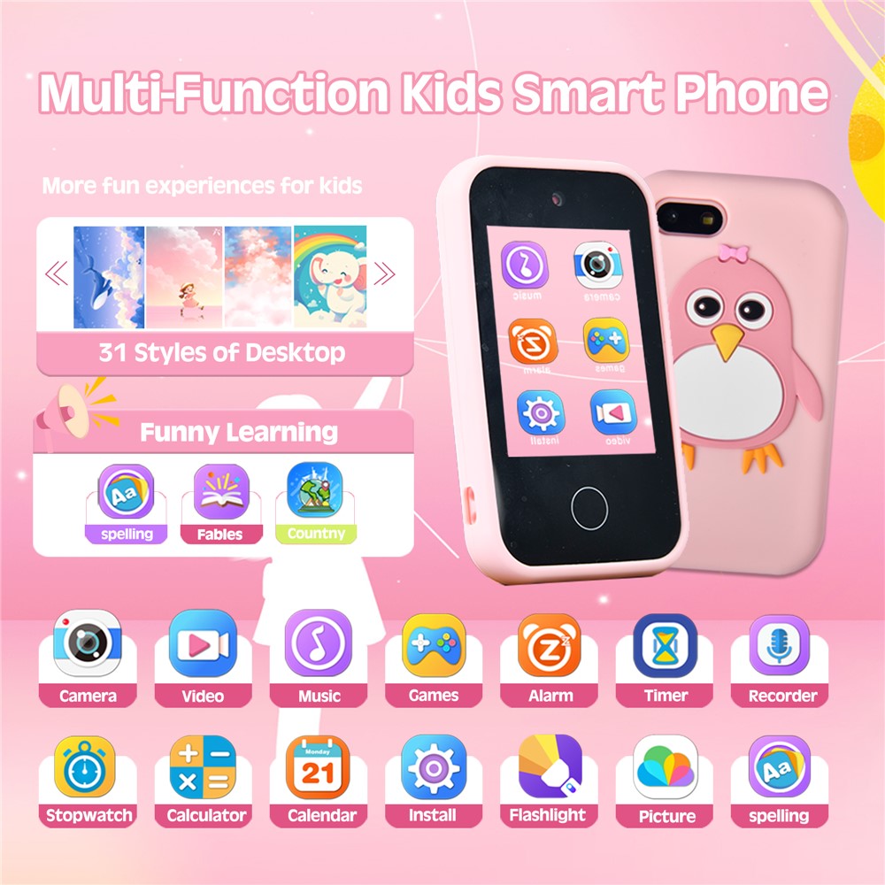 S5 Mobile Shape Kids Camera 2.8-Inch IPS Touch Screen Dual-Camera Camera