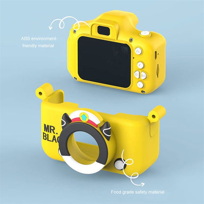 X7S 2.0-inch LCD HD Screen Kids Cartoon Digital Camera Front Rear Dual Camera Portable Small SLR Camera