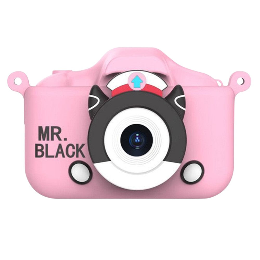 X7S 2.0-inch LCD HD Screen Kids Cartoon Digital Camera Front Rear Dual Camera Portable Small SLR Camera