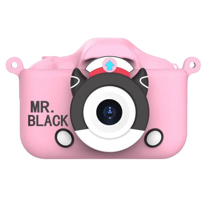 X7S 2.0-inch LCD HD Screen Kids Cartoon Digital Camera Front Rear Dual Camera Portable Small SLR Camera