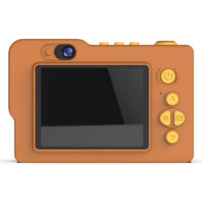 H7 Lion Design 2.4-inch IPS Screen Dual Lens Camera Kids Digital Camera Building Block Toy