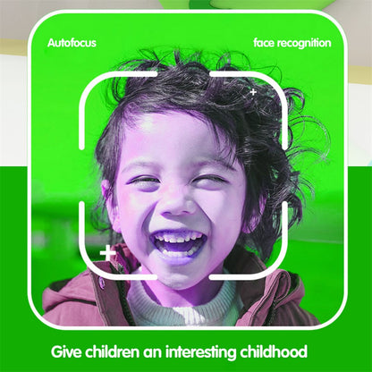 X9S 2-inch LCD Screen 4K Dual Lens Children Camera Cute Frog Kids Anti-Drop Digital Camera with Shouder Strap