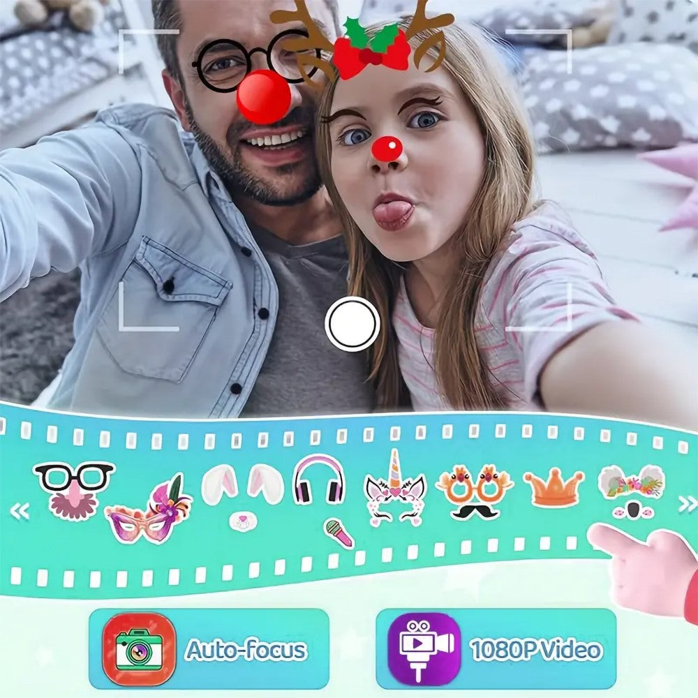 Z10S 2.8-inch Touch Screen Kids Toy Phone Camera Dual Lens Alarm Clock Video Recorder