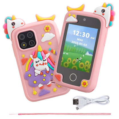 Z10S 2.8-inch Touch Screen Kids Toy Phone Camera Dual Lens Alarm Clock Video Recorder