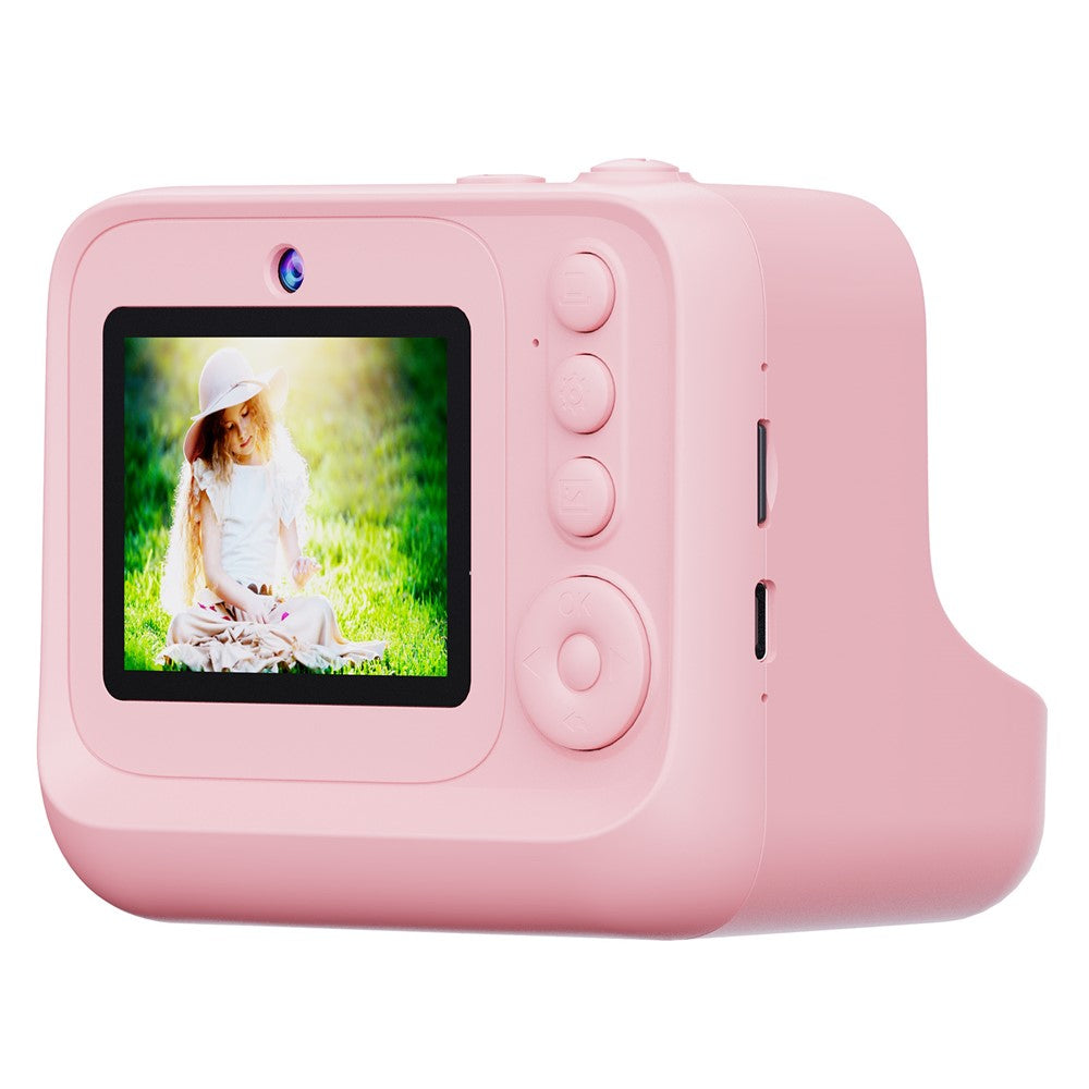 Z12 2.4-inch Mini Children HD Dual Lens Instant Camera Photo Printer with 32G TF Card
