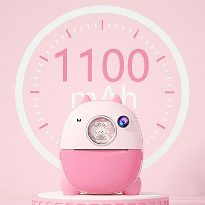 FB-001B HD Dual Lens 2.4 Inch Instant Print Camera with Built-In Games 10x Zoom Kids Camera