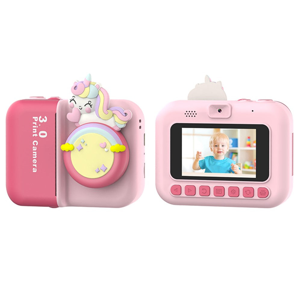 D3 Kids Instant Print Camera 3.0 Inch Screen 1080P Video Photo Digital Camera Birthday Gift