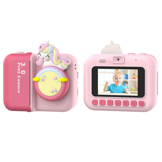 D3 Kids Instant Print Camera 3.0 Inch Screen 1080P Video Photo Digital Camera Birthday Gift