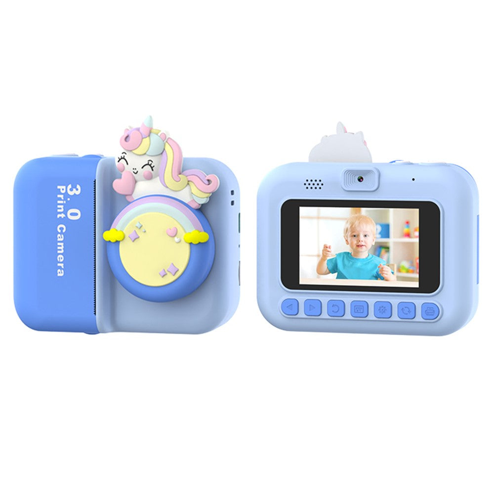 D3 Kids Instant Print Camera 3.0 Inch Screen 1080P Video Photo Digital Camera Birthday Gift