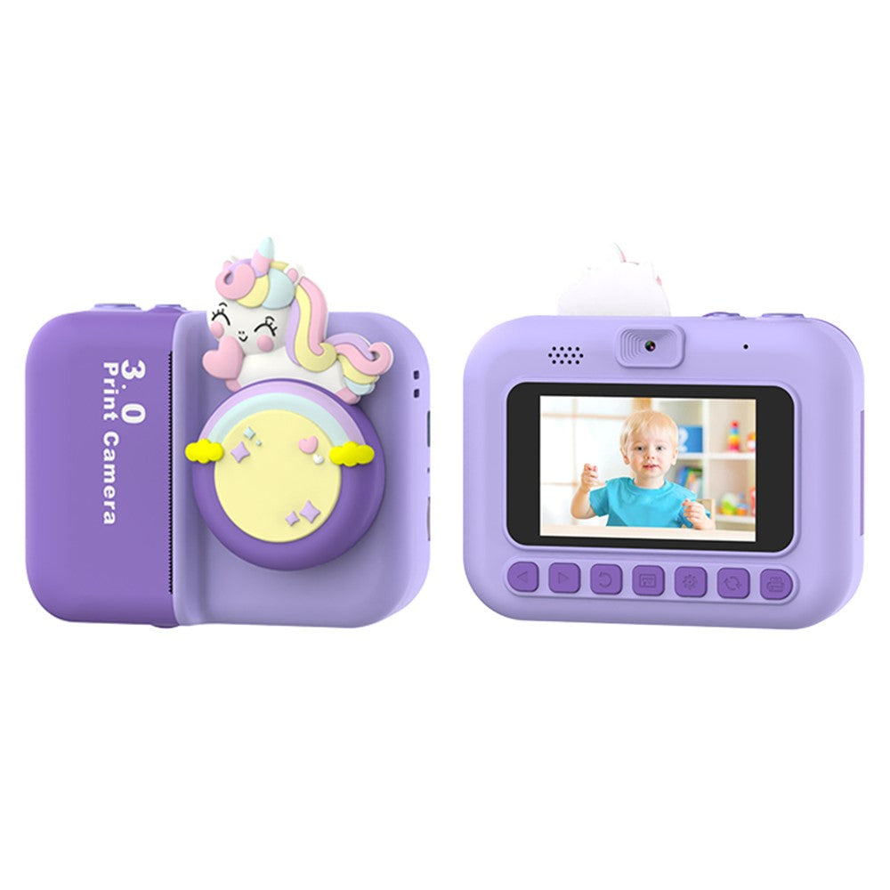 D3 Kids Instant Print Camera 3.0 Inch Screen 1080P Video Photo Digital Camera Birthday Gift