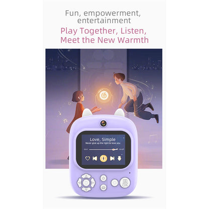 P2 2.4-inch IPS Screen Children Camera Thermal Printer Camera WiFi Printing Camera Support TF Card Storage