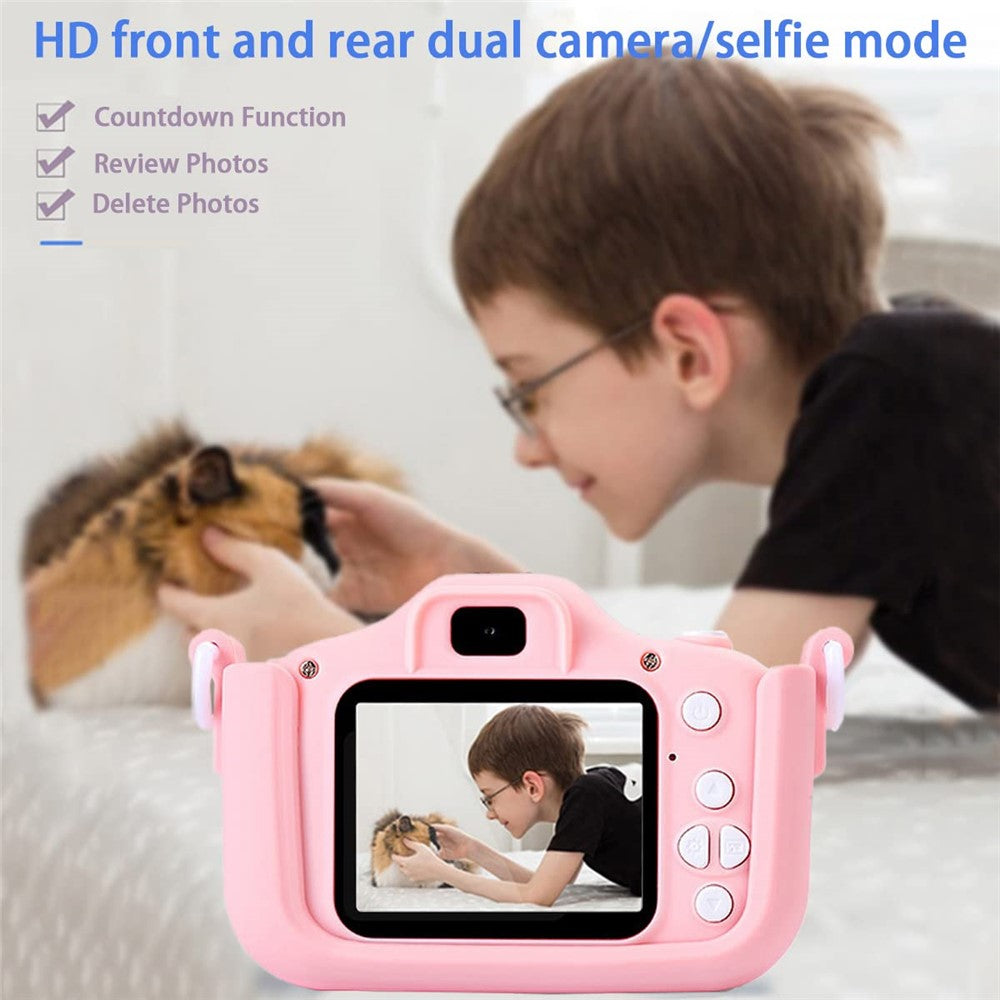 M8 2.0 Inch HD Dual Camera Digital Children Camera with Photo Video Game Support TF Card