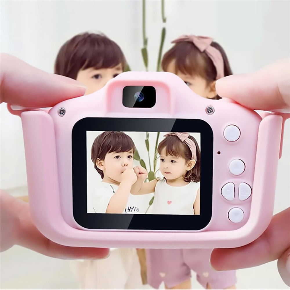 M8 2.0 Inch HD Dual Camera with 32GB Card / Card Reader Digital Camera Cartoon Design