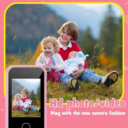 A10 2.8 Inch Touch Screen Digital Camera HD Dual Lens Game Music Cartoon Kids Camera with 32GB Memory Card