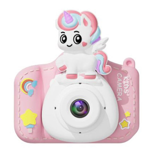 XJ01 2.0 Inch HD Dual Lens Children Digital Camera Cartoon Animal Video Recorder Built In Games