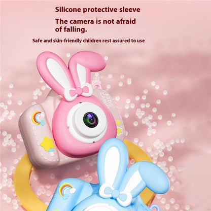 XJ01 2.0 Inch HD Dual Lens Children Digital Camera Cartoon Animal Video Recorder Built In Games