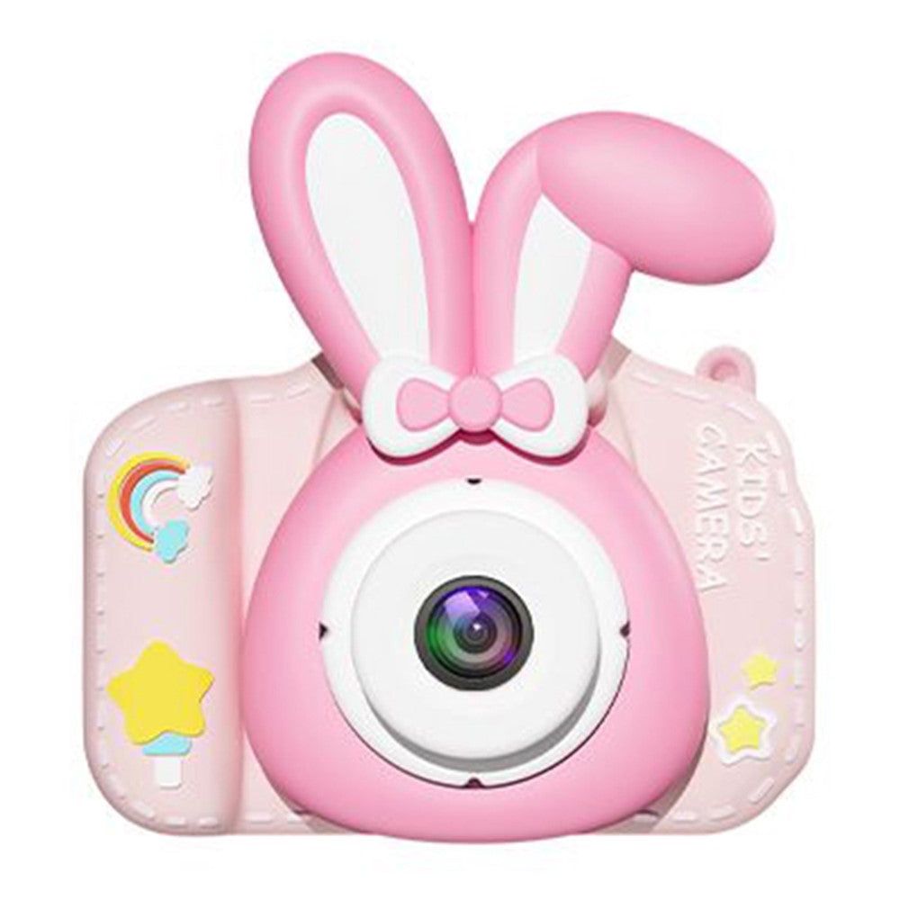 XJ01 2.0 Inch HD Dual Camera Digital Camera with 32GB Card and Reader Cartoon Kids Camera