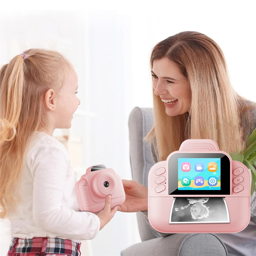 S9 2.4 Inch Kids Instant Print Camera Thermal Printer Children HD Video Recorder