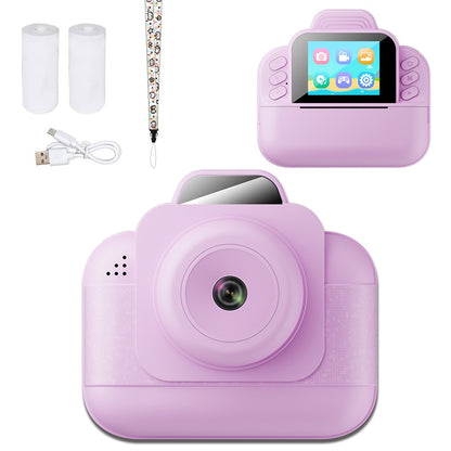 S9 2.4 Inch Kids Instant Print Camera Thermal Printer HD Video Recorder with 32G TF Card + Card Reader