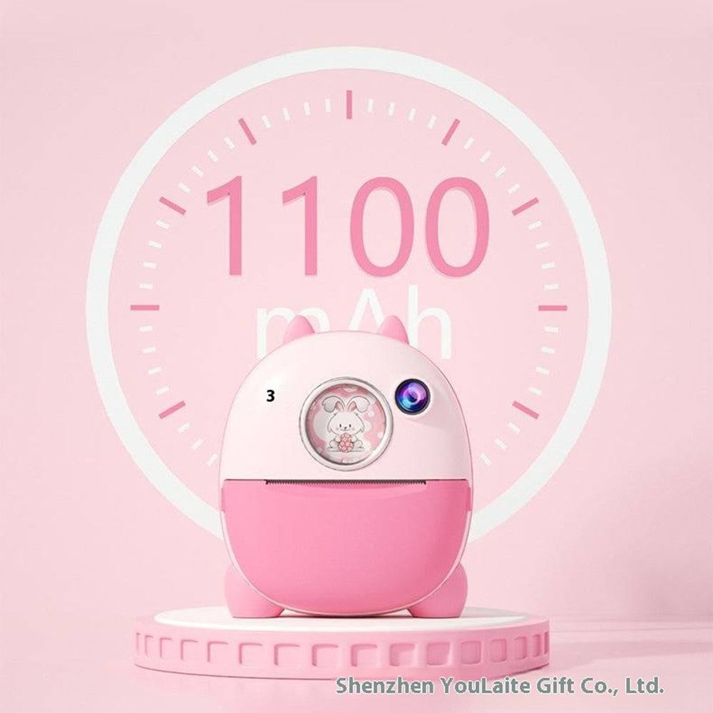 FB-001B HD Dual Lens 2.4 Inch Instant Print Camera 10x Zoom Kids Camera with 32G TF Card + Card Reader