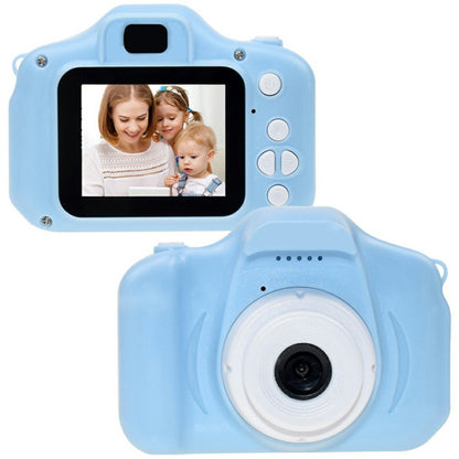 X2 1080P HD Dual Lens Kids Camera Children Video Recorder with 32G TF Card + Card Reader