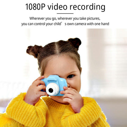 X2 1080P HD Dual Lens Kids Camera Children Video Recorder with 32G TF Card + Card Reader