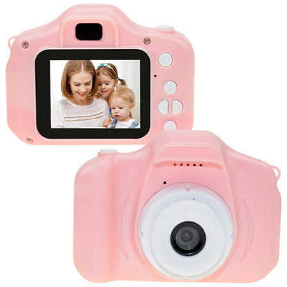 X2 1080P HD Dual Lens Kids Camera Children Video Recorder with 32G TF Card + Card Reader