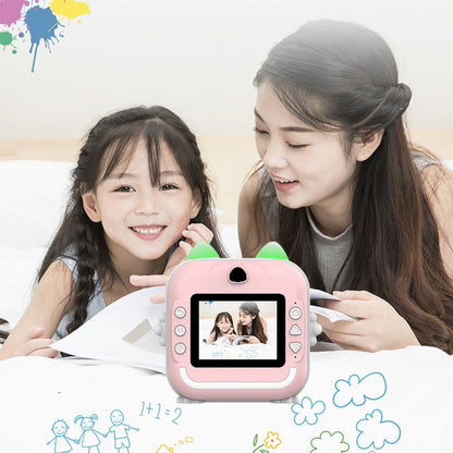 Q5 Portable HD Instant Photo Printer Camera 2.4 Inch IPS Screen 1080P Video Kids Camera