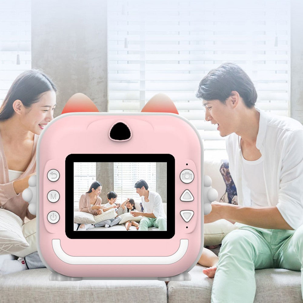 Q5 Portable HD Instant Photo Printer Camera 2.4 Inch IPS Screen 1080P Video Kids Camera