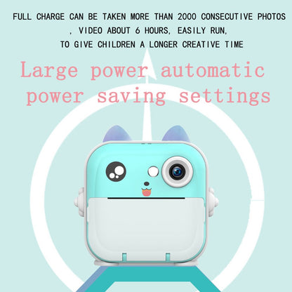 Q5 Portable HD Instant Photo Printer Camera 2.4 Inch IPS Screen 1080P Video Kids Camera