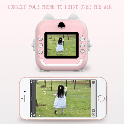 Q5 Portable HD Instant Photo Printer Camera 2.4 Inch IPS Screen 1080P Video Kids Camera