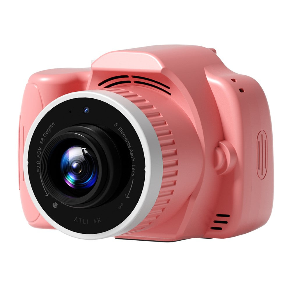 K100 2.8 Inch HD Projection Camera for Kids Educational Toy with 62G Memory Card + Card Reader