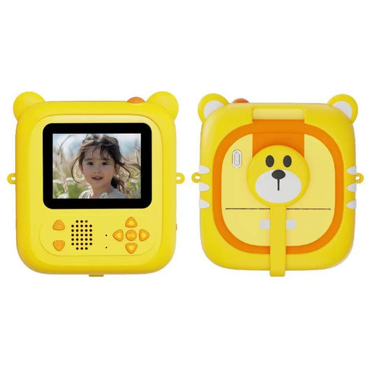 D2 2.4 Inch Instant Print Camera for Kids HD Flip Lens Colorful Photo Printing Video Recorder