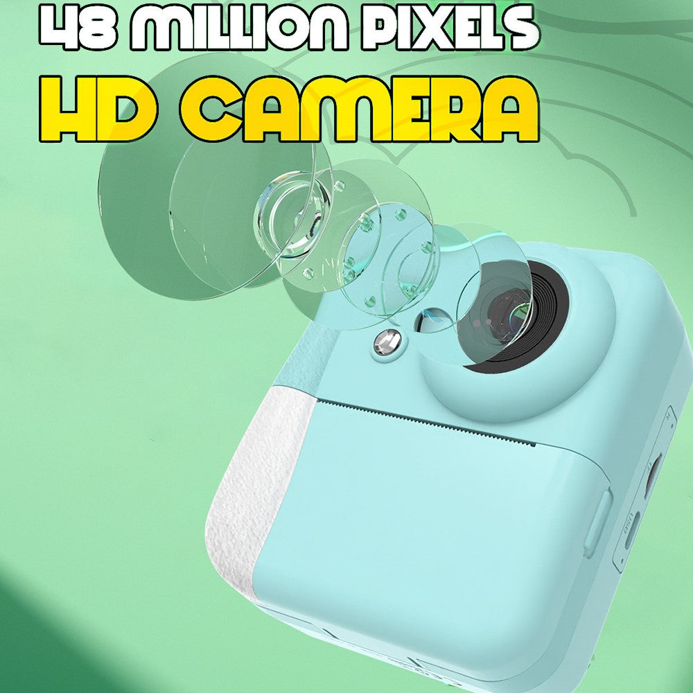 Q10 For Children 2.4 Inch IPS Screen Instant Print Camera HD Dual Lens Photo Printing Kids Camera
