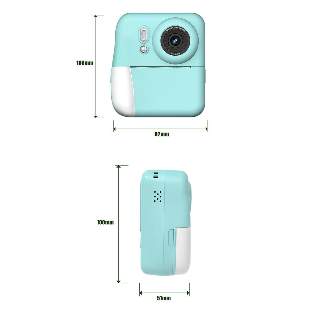 Q10 For Children 2.4 Inch IPS Screen Instant Print Camera HD Dual Lens Photo Printing Kids Camera