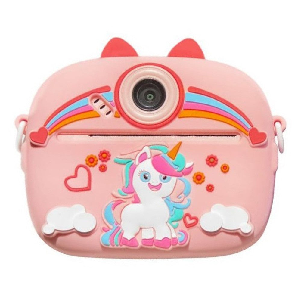 Z13 2.4 Inch Instant Print Camera for Kids HD Dual Lens Video Recorder with 32G TF Card + Card Reader