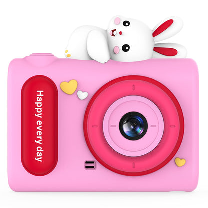 H05 Cartoon Animal Design 2.0 Inch HD Dual Lens 8X Zoom Digital Camera for Kids Video Recorder