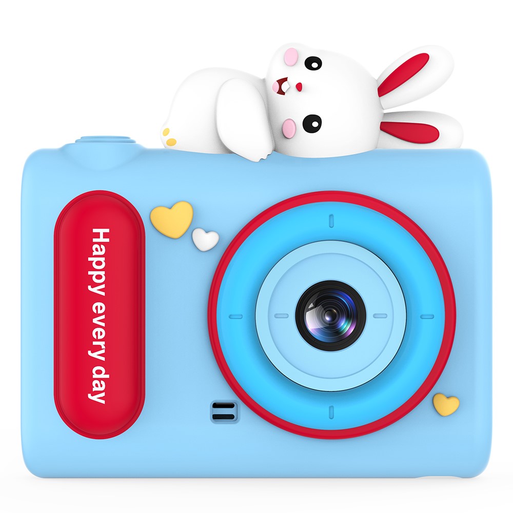 H05 Cartoon Animal Design 2.0 Inch HD Dual Lens 8X Zoom Digital Camera for Kids Video Recorder