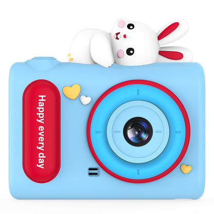 H05 Cartoon Animal Design 2.0 Inch HD Dual Lens 8X Zoom Digital Camera for Kids Video Recorder