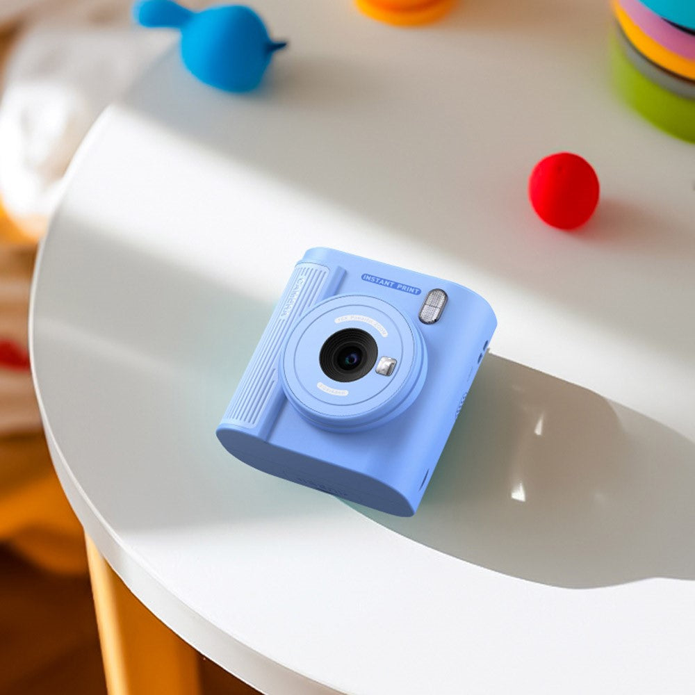 P99 16X Zoom Kids Instant Print Camera with 32G Memory Card 2.0 Inch IPS Screen Video Recorder for Children Selfie Digital Camera
