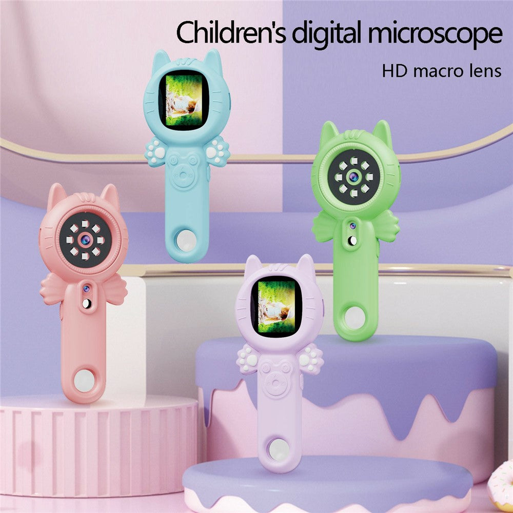 Z800 2.0 Inch Screen Children Digital Camera 500x Microscope Handheld Magnifying Glass with 32GB Memory Card