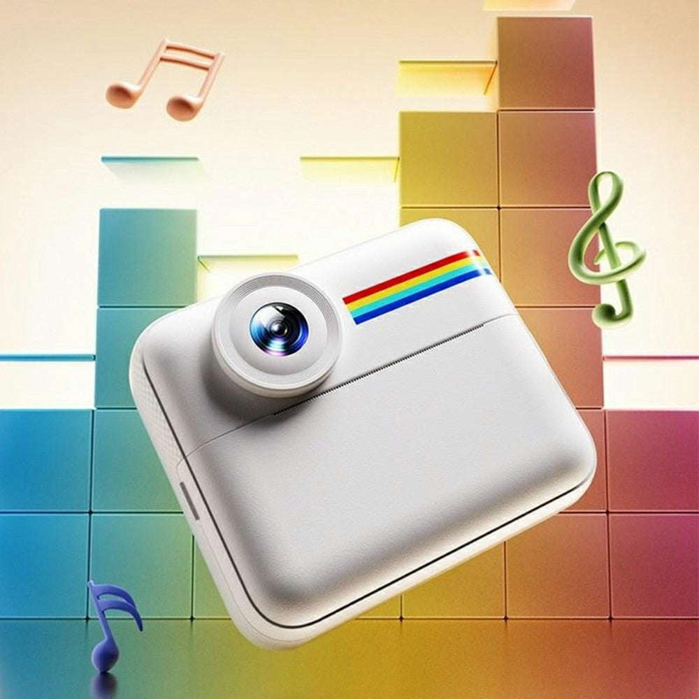 K22 Digital Kids Camera 2.4 Inch IPS Screen 1080P Video Recording Instant Print Photo Capture Camera