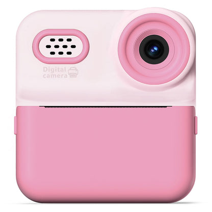 P03 Instant Print Camera for Kids 1080P Digital Video Camcorder Dual Cameras with 3 Rolls Print Paper