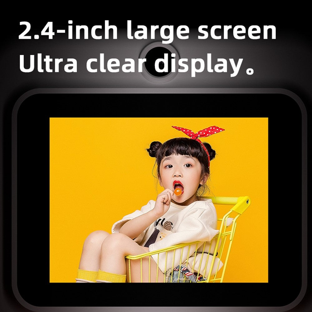 P03 Instant Print Camera for Kids 1080P Digital Video Camcorder with 32G Memory Card and Card Reader